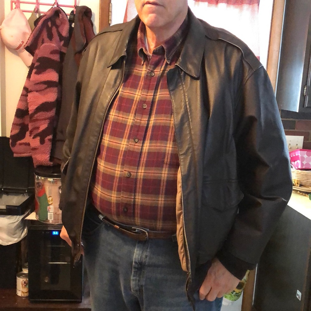 Men’s Leather Flight Jacket